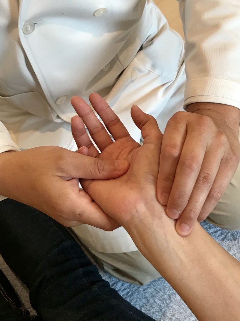 脈診の写真